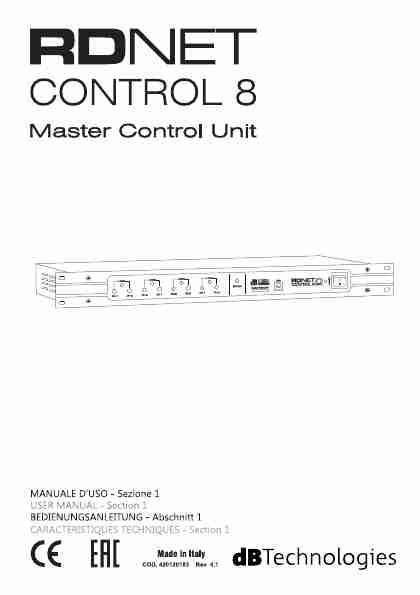 DBTECHNOLOGIES RDNET CONTROL 8-page_pdf